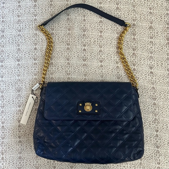 Marc Jacobs Blue XL Single Regular Quilting Bag - Picture 3 of 10